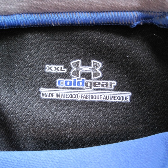 Under Armour cold gear mock neck top sz XXL - Picture 3 of 7